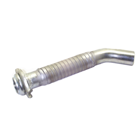 Auspuffrohr für Crown - Länge 328 mm