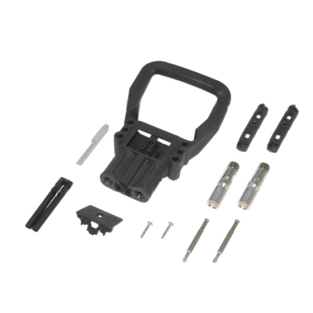 REMA Batteriestecker weiblich 160A 35mm² mit Pilotkontakten und festem Griff