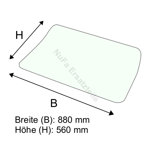 Dachscheibe für Still RX20-16 BR 6210-6217 (56324376301)