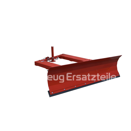 Schneepflug 1800 mm mit Gummileiste - feste Schürfleiste, Gabelaufnahme 190 x 70 mm
