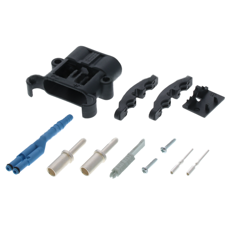 REMA Batteriestecker männlich 80A 25mm² mit Luftadapter und Hilfskontakten