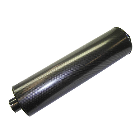 Schalldämpfer Auspuffanlage für SMV Konecranes - Länge 963 mm Ø 262 mm