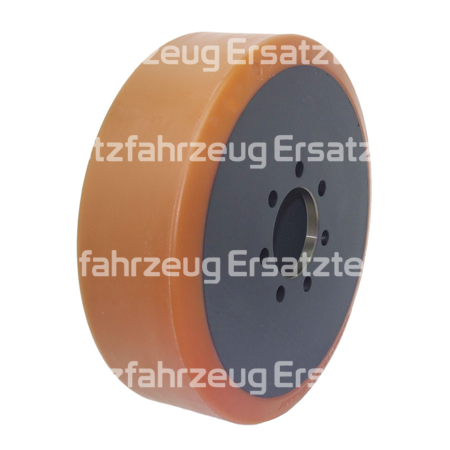 Antriebsrad Hubwagen, Gabelstapler Ø 343 x B 114 mm - 7 Loch - Vulkollan