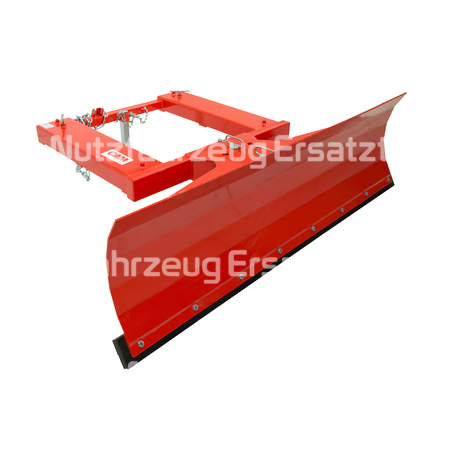 Schneepflug 2000 mm mit Gummileiste, Gabelaufnahme 190 x 70 mm