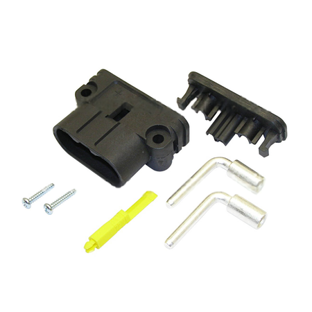 REMA Batteriestecker männlich 80A 25mm² mit 90° Winkel