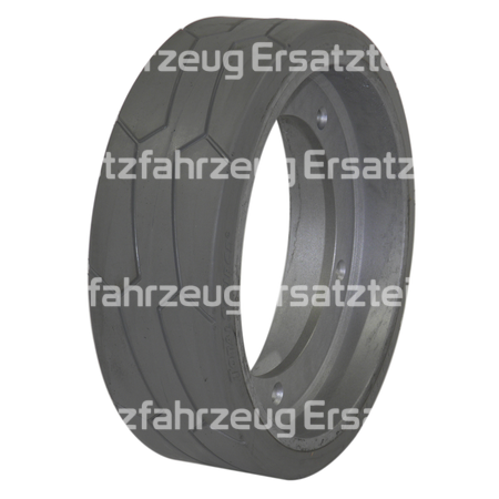 Antriebsrad Hubwagen, Gabelstapler Ø 323 x B 96 mm - 5 Loch - Gummi mit Profil nicht kreidend