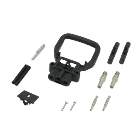 REMA Batteriestecker weiblich 80A 16mm² mit Pilotkontakten und festem Griff