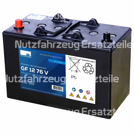 BATTERIE 12V 86AH ANSCHLUSS RUND