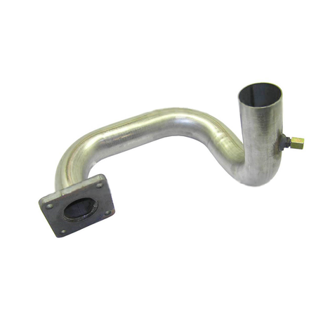 Auspuffrohr für Linde - Länge 235 mm